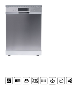 MÁY RỬA CHÉN ĐỘC LẬP HAFELE HDW F60E